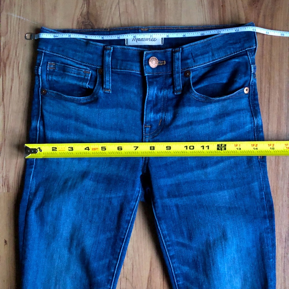MADEWELL Skinny Jeans Denim Blue Size 24 Women’s - Picture 8 of 14